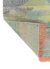 kavi x manchaha blue wool hand knotted Rug - Backing Shot kavi x manchaha blue wool hand knotted Rug - Backing Shot