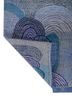 kavi x manchaha blue wool hand knotted Rug - Backing Shot kavi x manchaha blue wool hand knotted Rug - Backing Shot
