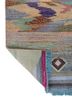 kavi x manchaha pink and purple wool hand knotted Rug - Backing Shot kavi x manchaha pink and purple wool hand knotted Rug - Backing Shot