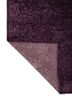 lacuna pink and purple wool and silk hand knotted Rug - Backing Shot