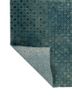 lacuna blue wool and silk hand knotted Rug - Backing Shot lacuna blue wool and silk hand knotted Rug - Backing Shot