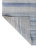 viscaya blue wool and silk hand knotted Rug - Backing Shot