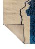 zuri ivory wool hand knotted Rug - Backing Shot zuri ivory wool hand knotted Rug - Backing Shot