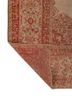 aalam red and orange wool hand knotted Rug - Backing Shot aalam red and orange wool hand knotted Rug - Backing Shot
