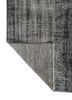 vintage grey and black wool hand knotted Rug - Backing Shot vintage grey and black wool hand knotted Rug - Backing Shot