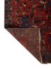 vintage red and orange wool hand knotted Rug - Backing Shot vintage red and orange wool hand knotted Rug - Backing Shot