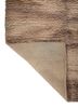 zuri beige and brown wool hand knotted Rug - Backing Shot zuri beige and brown wool hand knotted Rug - Backing Shot