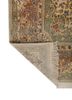 aalam green wool hand knotted Rug - Backing Shot aalam green wool hand knotted Rug - Backing Shot