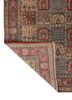 aalam red and orange wool hand knotted Rug - Backing Shot aalam red and orange wool hand knotted Rug - Backing Shot