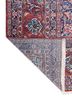 aalam red and orange wool hand knotted Rug - Backing Shot aalam red and orange wool hand knotted Rug - Backing Shot