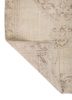 vintage green wool hand knotted Rug - Backing Shot vintage green wool hand knotted Rug - Backing Shot