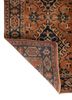 nuray red and orange wool hand knotted Rug - Backing Shot nuray red and orange wool hand knotted Rug - Backing Shot