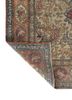 aalam red and orange wool hand knotted Rug - Backing Shot aalam red and orange wool hand knotted Rug - Backing Shot
