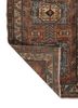 kiaan blue wool hand knotted Rug - Backing Shot