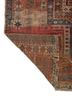 kiaan red and orange wool hand knotted Rug - Backing Shot