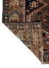 aalam blue wool flat weaves Rug - Backing Shot