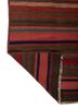 nayaab beige and brown wool flat weaves Rug - Backing Shot