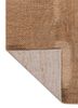 nomadic threads beige and brown jute and hemp flat weaves Rug - Backing Shot