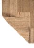 nomadic threads beige and brown jute and hemp flat weaves Rug - Backing Shot