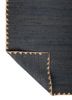 nomadic threads blue jute and hemp flat weaves Rug - Backing Shot