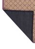 indusbar pink and purple polyester flat weaves Rug - Backing Shot