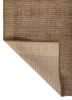 aprezo beige and brown wool hand loom Rug - Backing Shot aprezo beige and brown wool hand loom Rug - Backing Shot