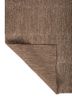hula grey and black jute and hemp hand knotted Rug - Backing Shot