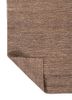 hula grey and black jute and hemp hand knotted Rug - Backing Shot