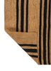 hula beige and brown jute and hemp hand knotted Rug - Backing Shot hula beige and brown jute and hemp hand knotted Rug - Backing Shot