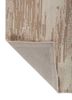 aprezo beige and brown polyester hand knotted Rug - Backing Shot
