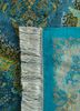 gulmarg blue silk hand knotted Rug - Backing Shot gulmarg blue silk hand knotted Rug - Backing Shot