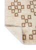 zuri grey and black wool hand knotted Rug - Backing Shot zuri grey and black wool hand knotted Rug - Backing Shot