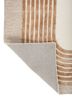 come around red and orange wool and viscose hand tufted Rug - Backing Shot