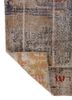 provenance blue wool and bamboo silk hand knotted Rug - Backing Shot provenance blue wool and bamboo silk hand knotted Rug - Backing Shot
