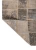 provenance grey and black wool and bamboo silk hand knotted Rug - Backing Shot provenance grey and black wool and bamboo silk hand knotted Rug - Backing Shot