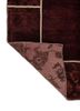 provenance red and orange wool hand knotted Rug - Backing Shot provenance red and orange wool hand knotted Rug - Backing Shot