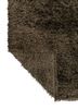 basis grey and black polyester hand loom Rug - Backing Shot basis grey and black polyester hand loom Rug - Backing Shot