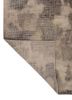 aprezo ivory wool and silk hand knotted Rug - Backing Shot