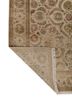 aurora gold wool and silk hand knotted Rug - Backing Shot