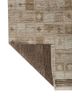 manifest gold wool hand knotted Rug - Backing Shot