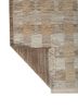 manifest ivory wool hand knotted Rug - Backing Shot