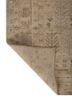 erbe beige and brown wool hand knotted Rug - Backing Shot erbe beige and brown wool hand knotted Rug - Backing Shot