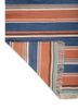 indusbar blue wool flat weaves Rug - Backing Shot indusbar blue wool flat weaves Rug - Backing Shot