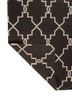 indusbar grey and black wool flat weaves Rug - Backing Shot indusbar grey and black wool flat weaves Rug - Backing Shot