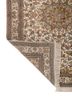 gulmarg blue silk hand knotted Rug - Backing Shot gulmarg blue silk hand knotted Rug - Backing Shot
