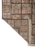 gulmarg beige and brown silk hand knotted Rug - Backing Shot gulmarg beige and brown silk hand knotted Rug - Backing Shot