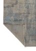 uvenuti blue wool and silk hand knotted Rug - Backing Shot uvenuti blue wool and silk hand knotted Rug - Backing Shot