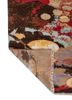 pansy red and orange wool and viscose hand knotted Rug - Backing Shot pansy red and orange wool and viscose hand knotted Rug - Backing Shot