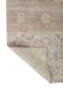 far east green wool and silk hand knotted Rug - Backing Shot