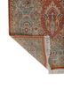 gulnar red and orange wool hand knotted Rug - Backing Shot gulnar red and orange wool hand knotted Rug - Backing Shot